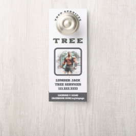 *~* Musslt Lumber Jack Träd Services QR Door