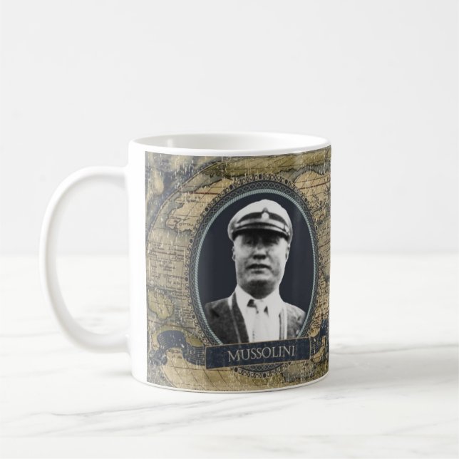 Mussolini historisk mugg (Vänster)