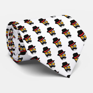 Mustach skalle slips