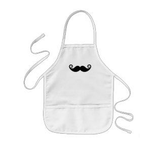 mustache_1 [1] barnförkläde