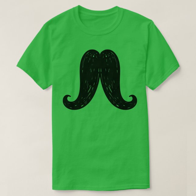 Mustache 5 t shirt (Design framsida)