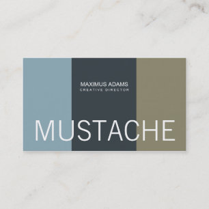 Mustache-Affärskort Visitkort