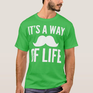 Mustache Älskare Gift T Shirt