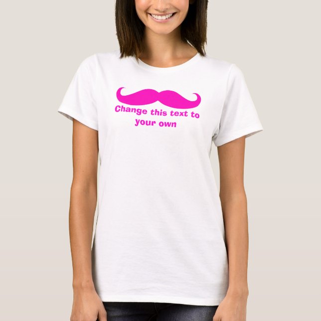 Mustache Anpassa den Tee (Framsida)
