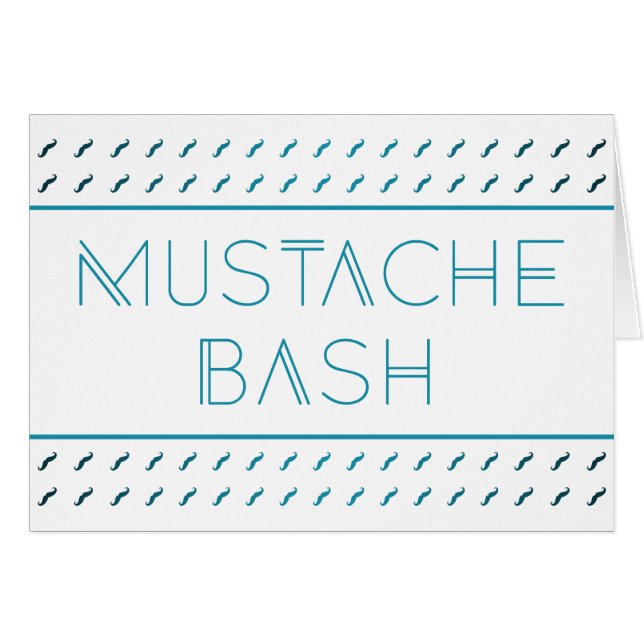 Mustache Bash Metro OBS Kort (Framsidan Horizontal)