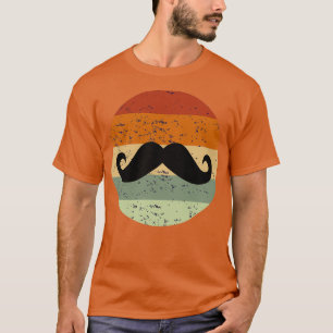 Mustache Beard Retro 3 T Shirt