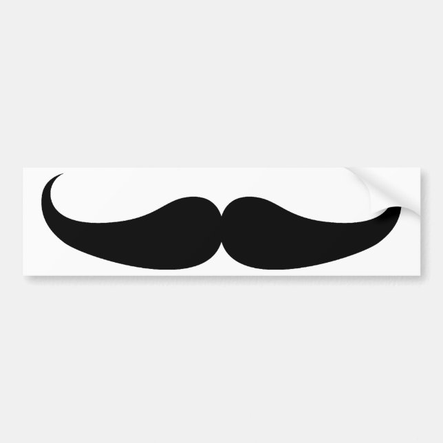 Mustache Bildekal (Framsidan)