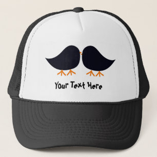 Mustache Bird Hat Keps