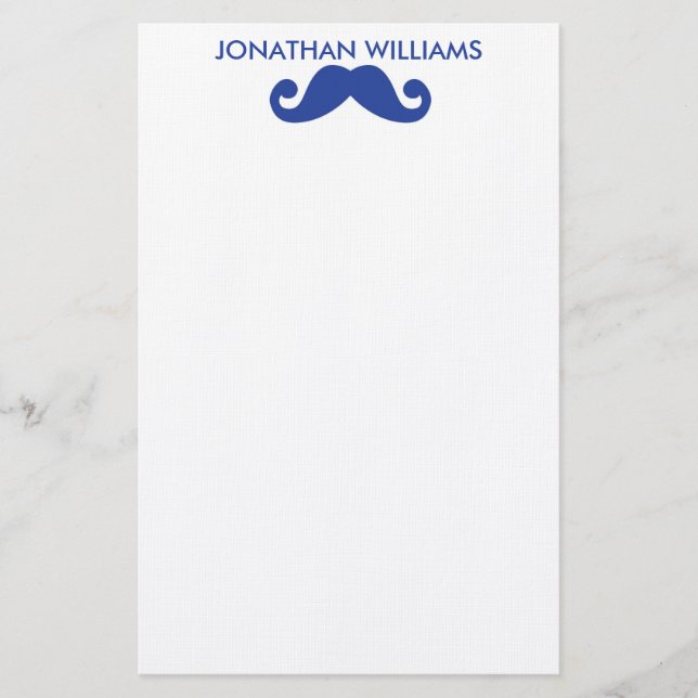 Mustache Brevpapper (Framsida)