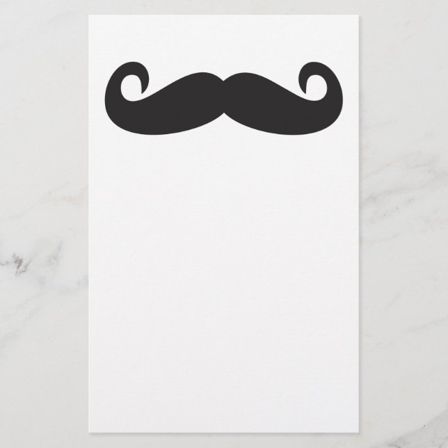 Mustache Brevpapper (Framsida)