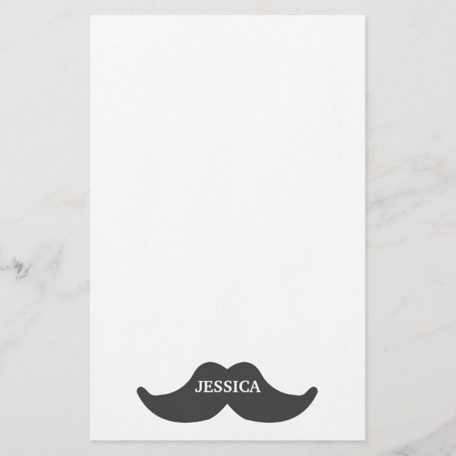 Mustache Brevpapper (Framsida)