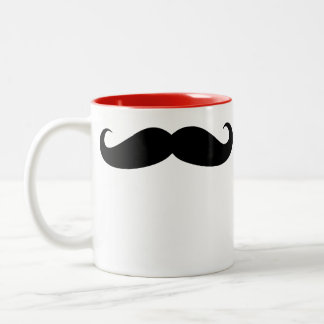 Mustache Bröllop Coffee Beverage Mugg