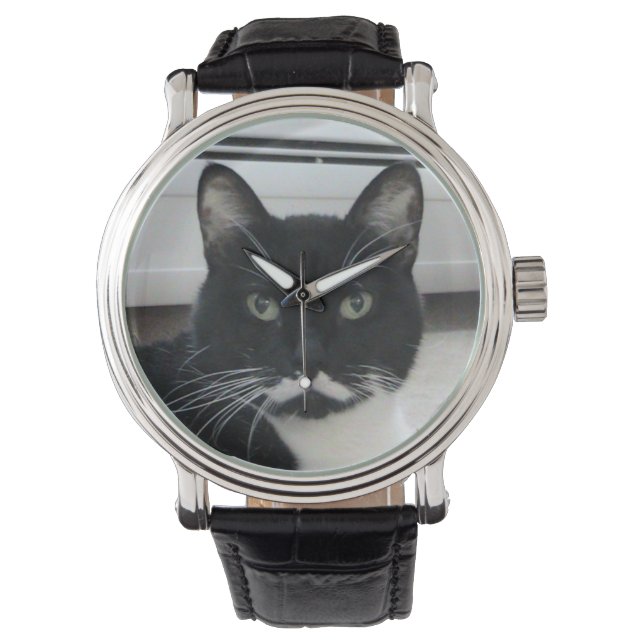 Mustache Cat Watch Armbandsur (Framsida)