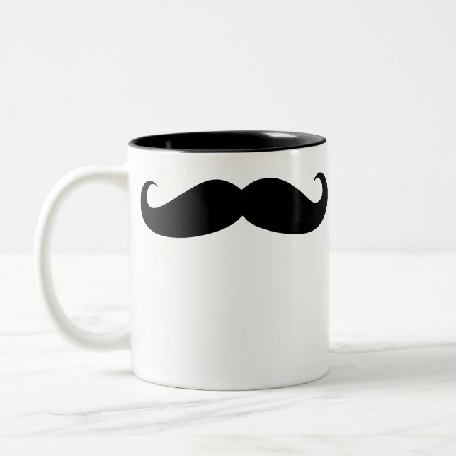 Mustache Coffee Beverage Mugg (Vänster)