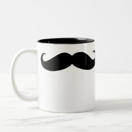 Mustache Coffee Mugg döljer lustigt mustasch