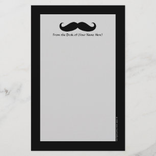Mustache döljer lustigt mustasch ansiktshår brevpapper