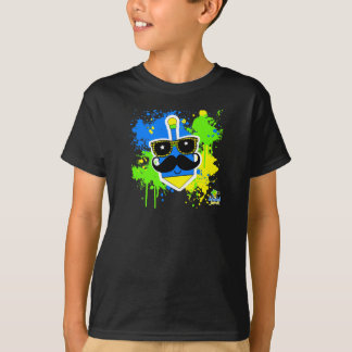 Mustache Dreidel - Mörk Shirt T-shirt