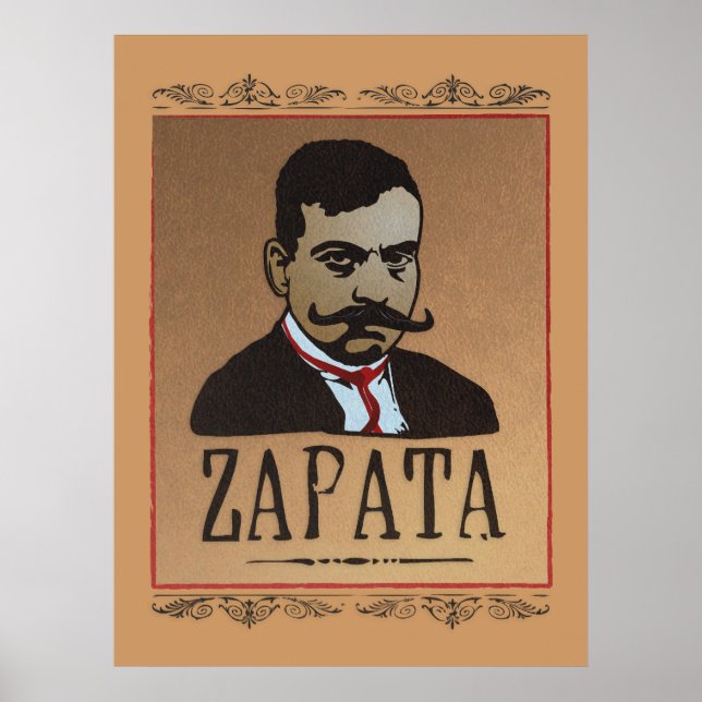 Mustache - Emiliano Zapata Poster (Framsidan)