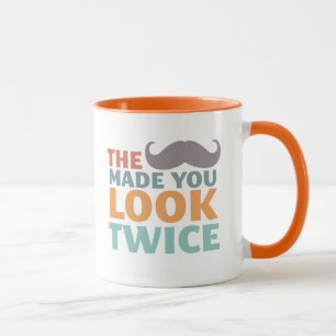 Mustache fick dig att se usel Mustache Mugg