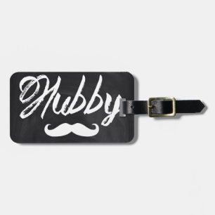 Mustache Groom Honeymoon hubby Bagagebricka