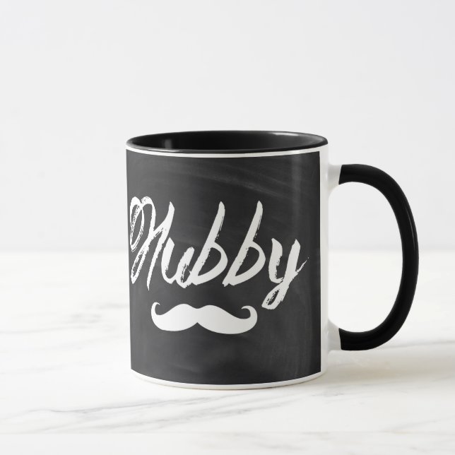 Mustache Groom Honeymoon hubby Mugg (Höger)