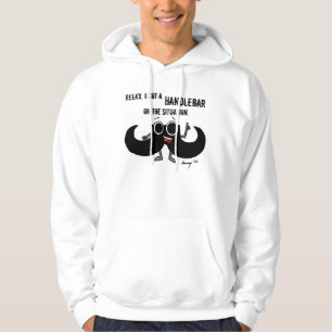 Mustache 'HAR A HANDLEBAR ON THE SITUATION' Shiron Sweatshirt Med Luva