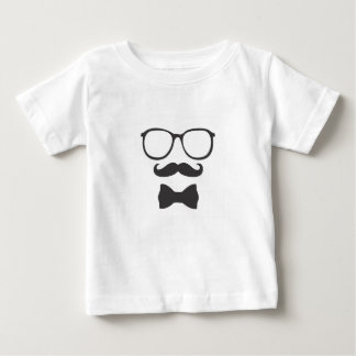 Mustache Hipster Bowtie Glass Tee Shirt