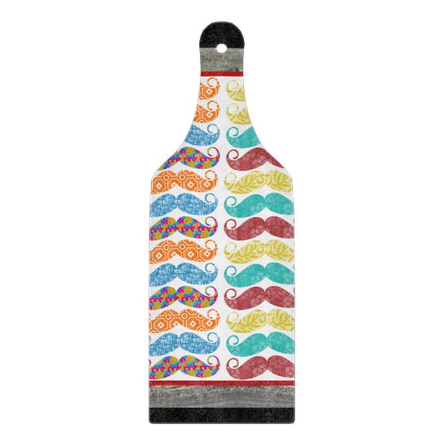 Mustache Hipster Mönster (Framsidan)