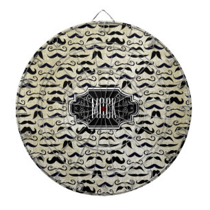 Mustache Hipster Mönster Darttavla