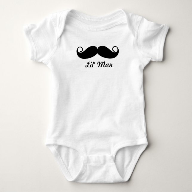 Mustache Hipster Mönster Tröja (Framsida)