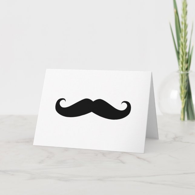 Mustache Inbjudan (Framsida)