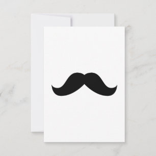 Mustache-inbjudan Inbjudningar