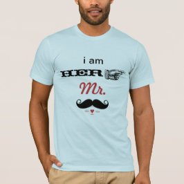 MUSTACHE, jag är HENNE Photo Props Tee