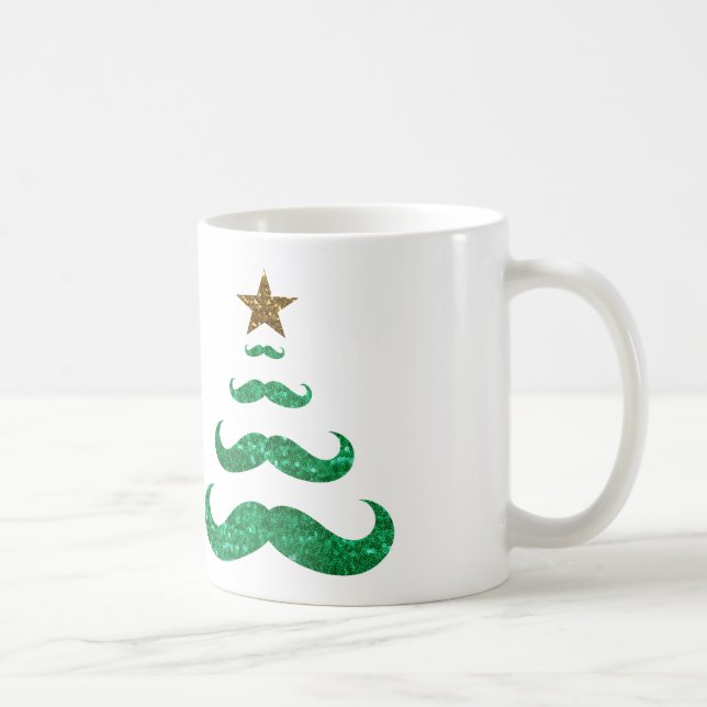 mustache julgran kaffemugg (Höger)