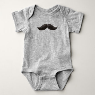 Mustache-kostym för den sofistikerade baby t shirt