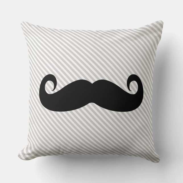 Mustache Kudde (Framsida)