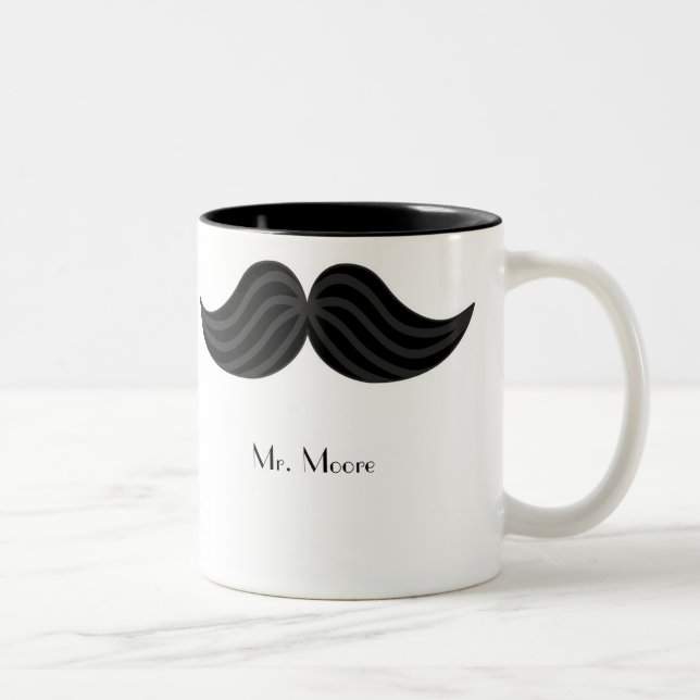 Mustache Lefty Grooms Mugg (Höger)