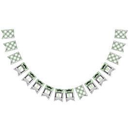 Mustache lille man grönt grått pojke dusch vimplar