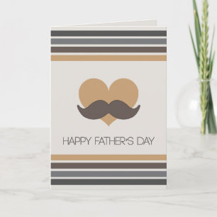 Mustache - Lycklig Fars dag Kort