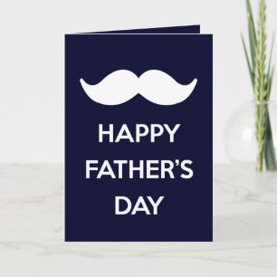 Mustache - Lycklig Fars dag Kort