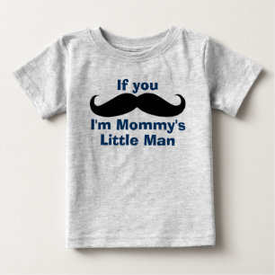 Mustache Mamma Skilj Man Tee