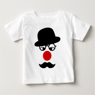 Mustache Man med Hat och Clown Nose Tee