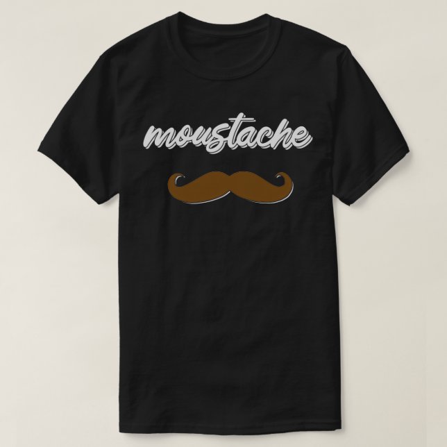 mustache Movement T Shirt (Design framsida)