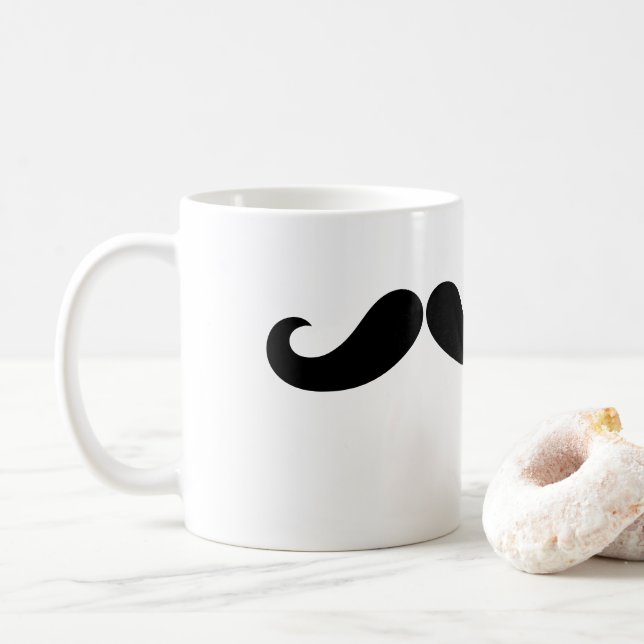 Mustache Mugg - Höger Handed (Med munk)