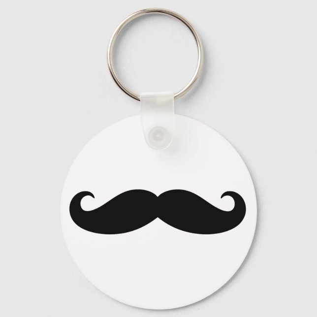 Mustache Mustache, Mustache-design Nyckelring (Framsida)