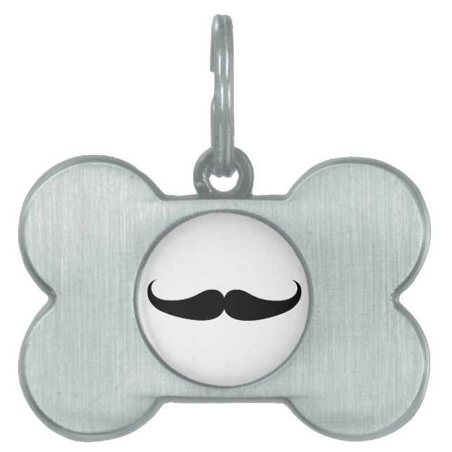 Mustache Namnbricka Husdjur (Framsidan)