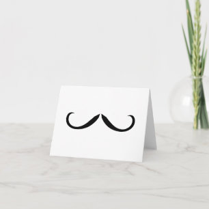 Mustache Note-kort Kort