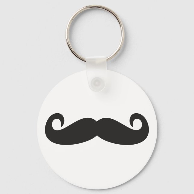 Mustache Nyckelring (Framsida)