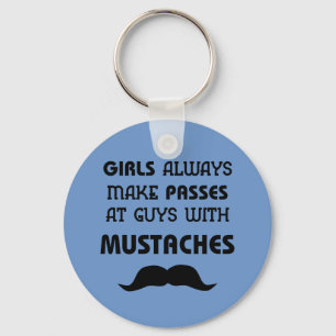 Mustache Nyckelring