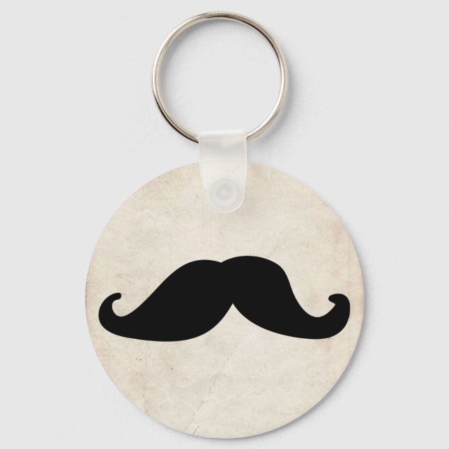 Mustache Nyckelring (Framsida)